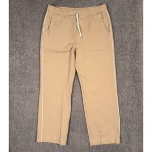 Reigning Champ Pants Men XL Taupe Cotton Chino Rugby Athletic Sweatpants Joggers